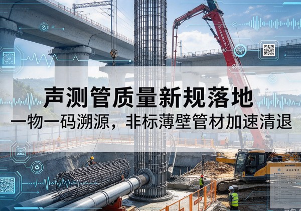 宾川声测管质量新规落地，一物一码溯源，非标薄壁管材加速清退